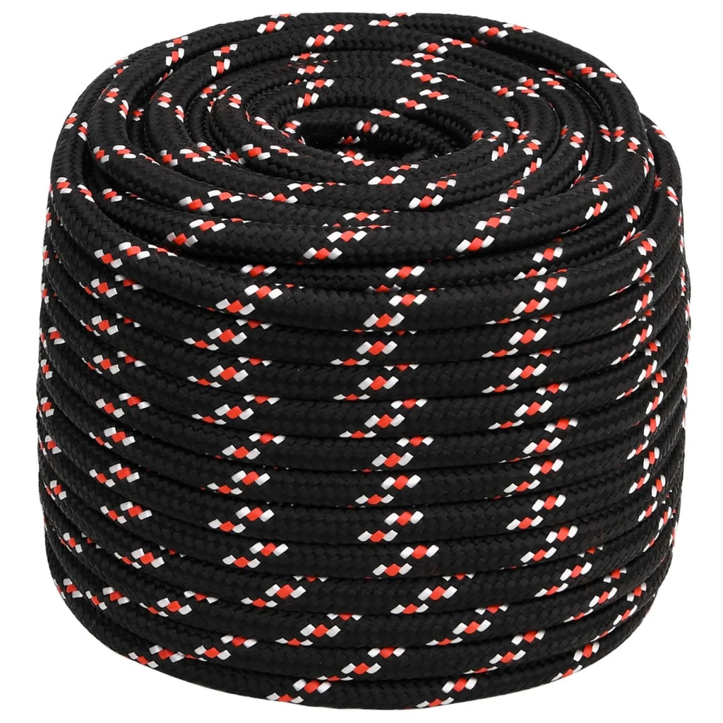 Corda multiuso 18 mm 100 m Nero e Rosso PP 3472919