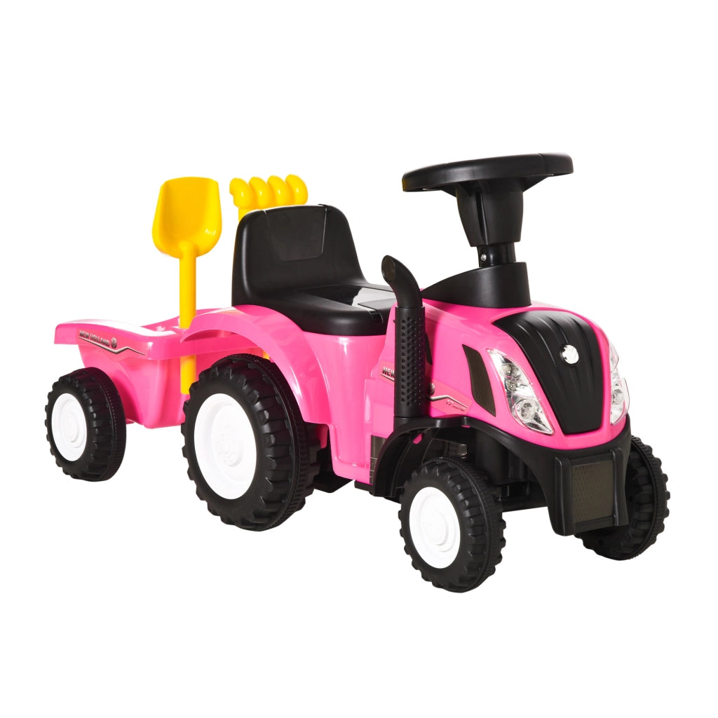 Trattore Cavalcabile con Rimorchio ¨C Xylo ¨C Rosa 91x29x44cm