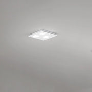 Plafoniera Moderna Pixel Metallo Bianco Acrilico 3 Luci Gx53