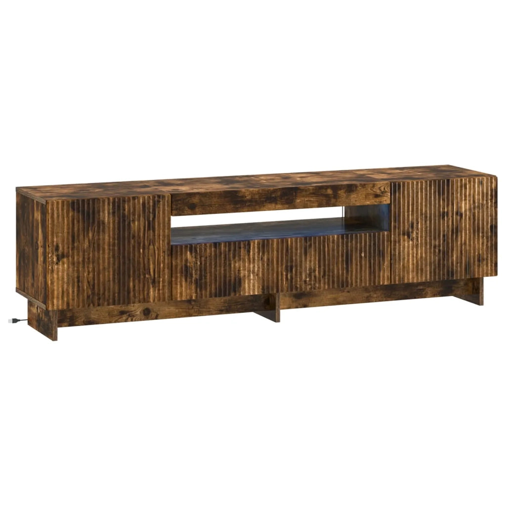Mobile TV LED EDE 153 x 35 x 43 cm Rovere Fumo 896030