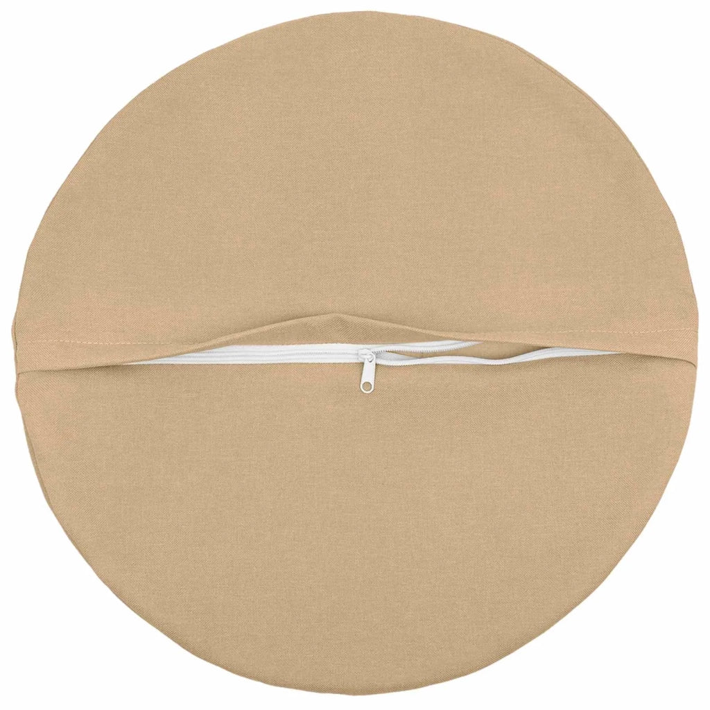 Cuscino con cuscino HEERLEN 2 pz Crema Tessuto 928675