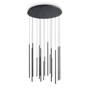 Lampada Da Terra Look LED 31W Luce Naturale Finitura Nera Ideal Lux