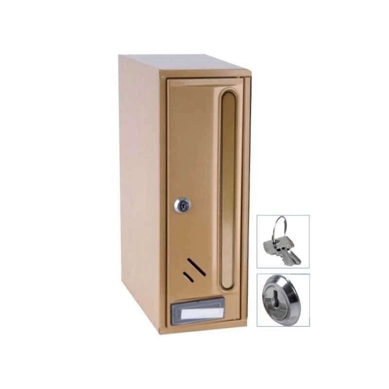 Casellario Vert 1P Acc Bronzato