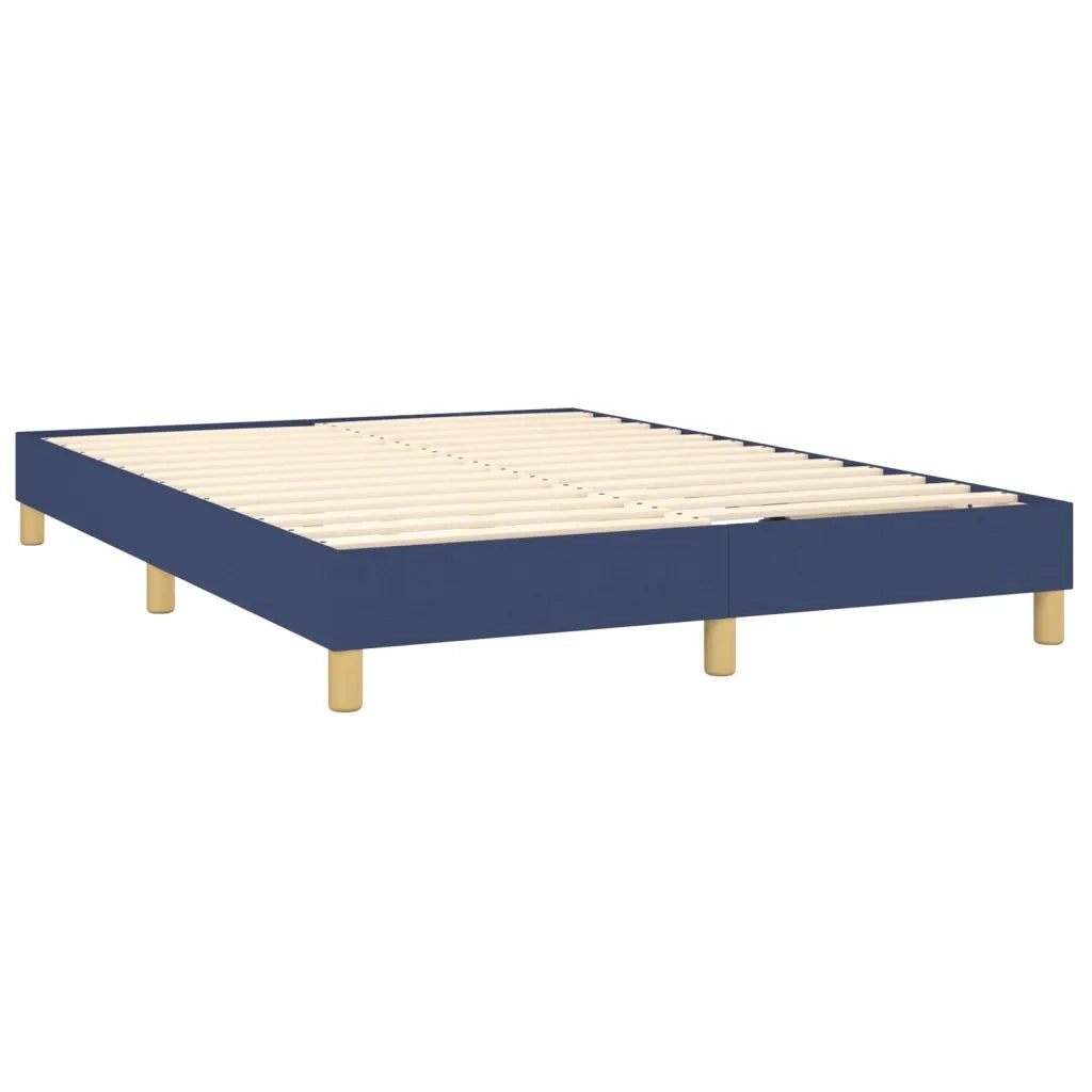 Giroletto a Molle con Materasso Blu 140x190 cm in Tessuto 3140935