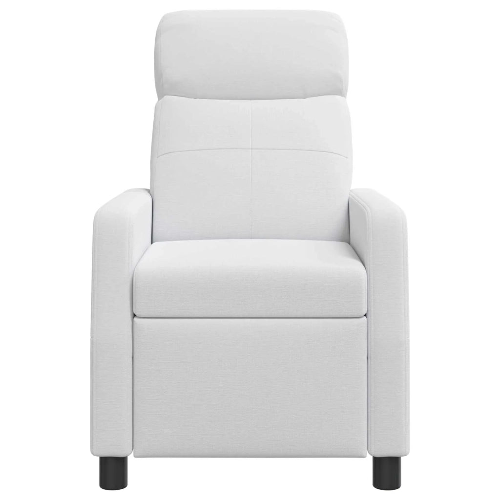 Poltrona Massaggiante Bianco Tessuto 42035066