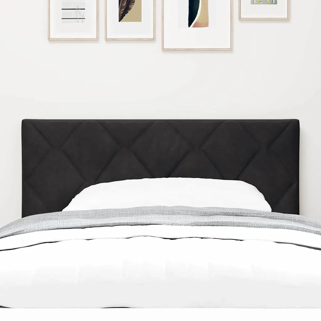 Testiera-Testata-Testiera Decorativa Nero 90 cm Velluto