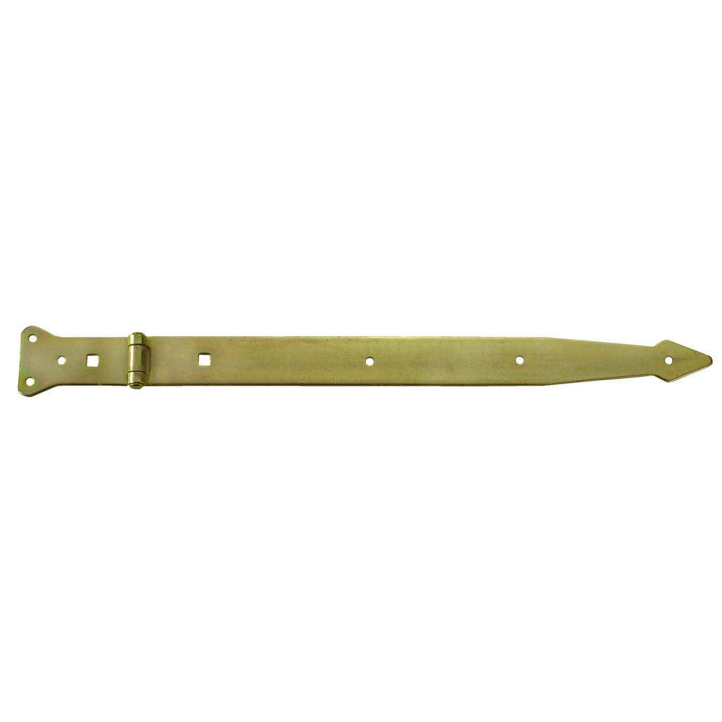 Bandella a cerniera, leggera 200 x 35 x 2,5 mm. - zincato giallo
