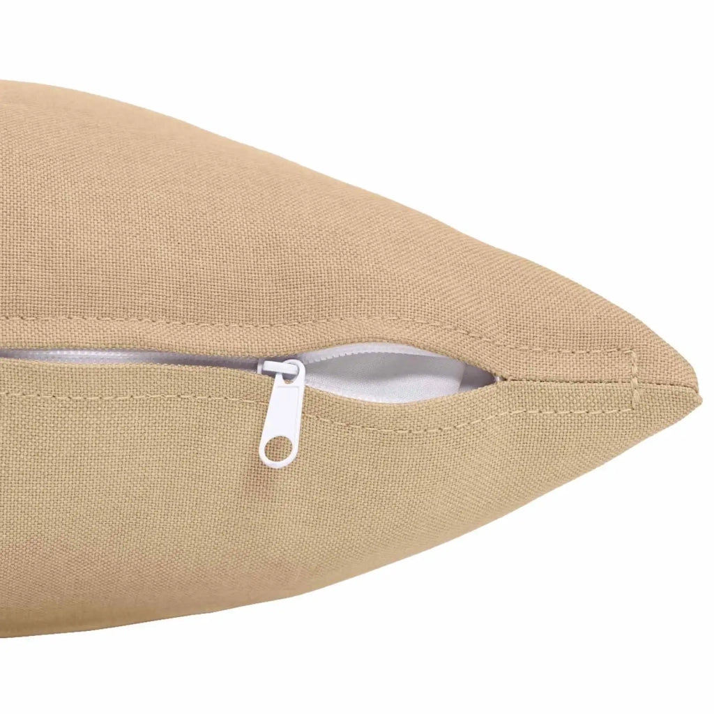 Federa 2 pz HEERLEN Crema 55 x 55 cm Tessuto 912211