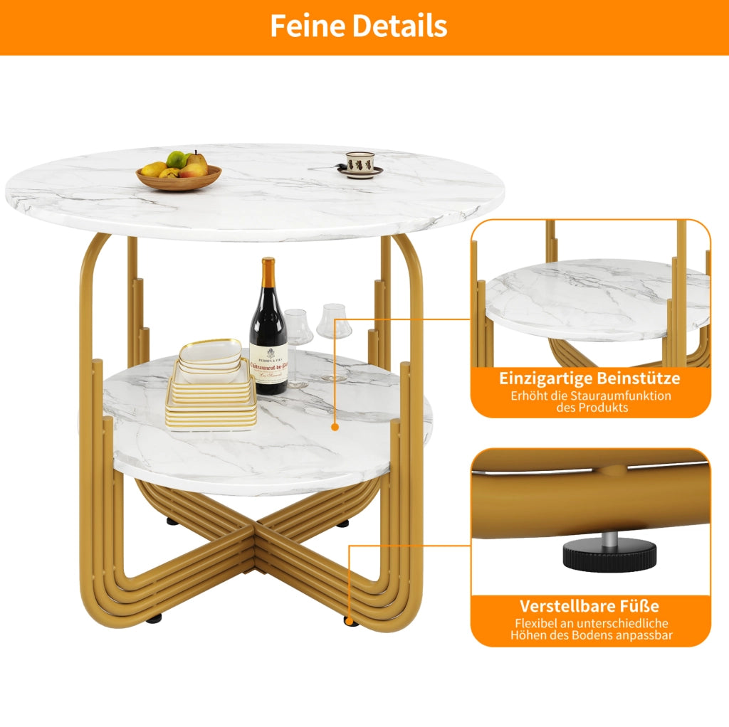 Set tavolo e 4 sedie con piano marmorizzato
