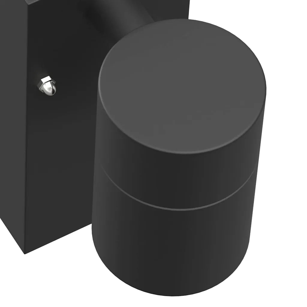 Lampada da Parete Esterna 2 pz Nero 6,5 x 10,5 x 16 cm CFW2471481