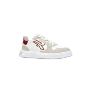 Scarpe basse U-Power Urban Venom n.45 – pelle bianca con dettagli amaranto e Infinergy® antiscivolo – U-Power