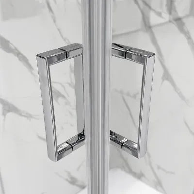 Box doccia angolare 70x70 cm doppio scorrevole vetro trasparente  Tay