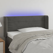 Testiera a LED Grigio Scuro 83x16x78/88 cm in Velluto 3123407