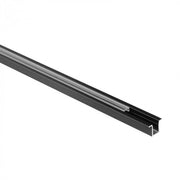 Profilo LED PW-02 superficie nero trasparente 2m Ecolight