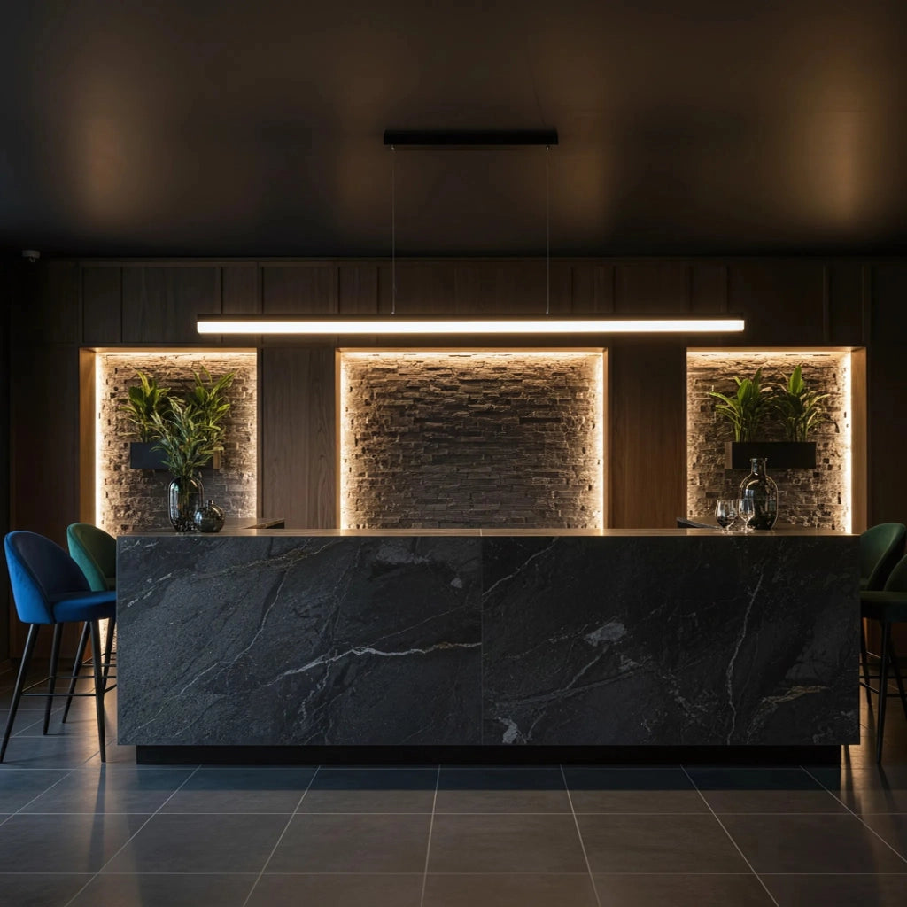 Lampada Da Soffitto Led App1695-cp 200 Cm Black