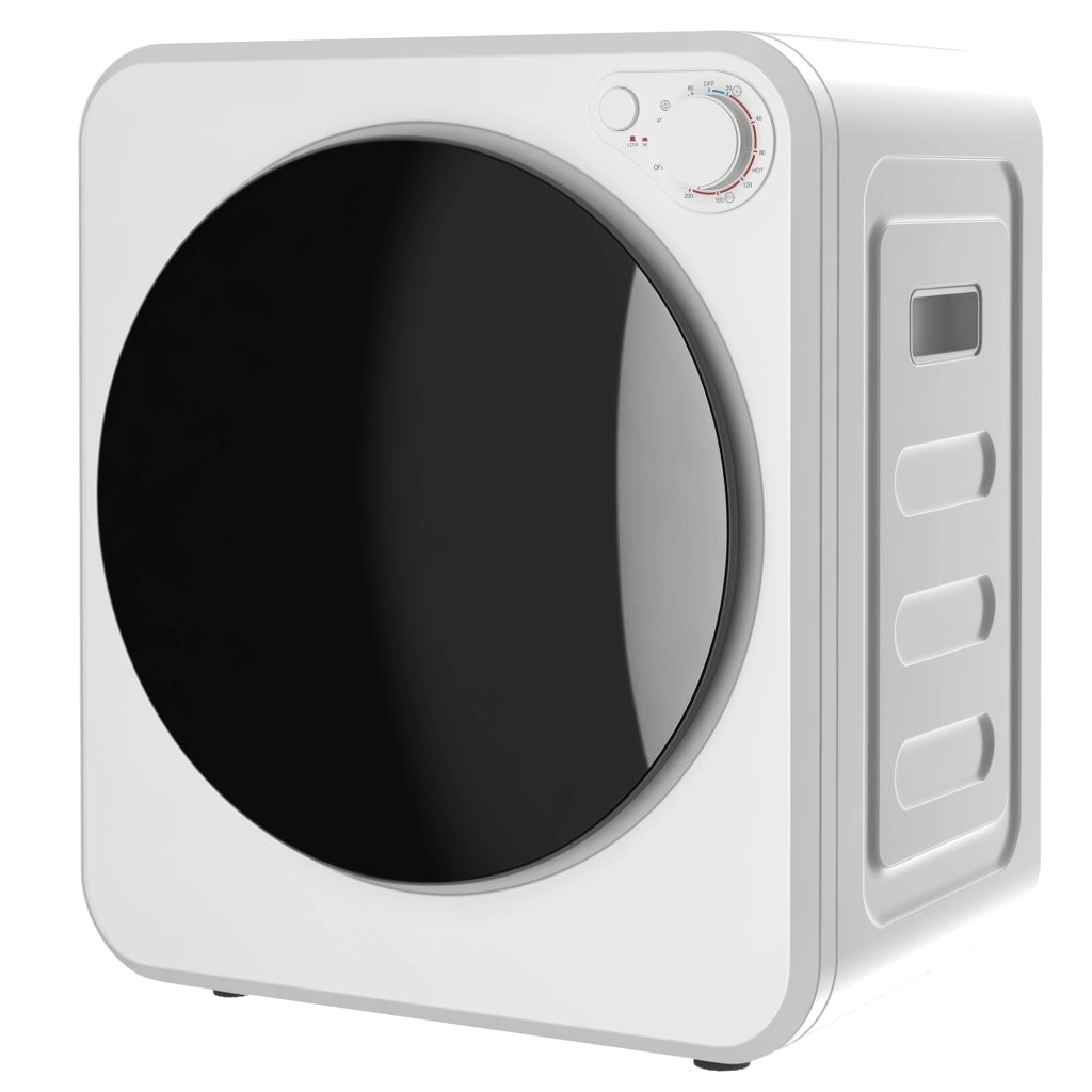 Asciugatrice Mini Lavatrice 4 kg 5 Programmi ¨C Minimal ¨C Bianco Acciaio Inox