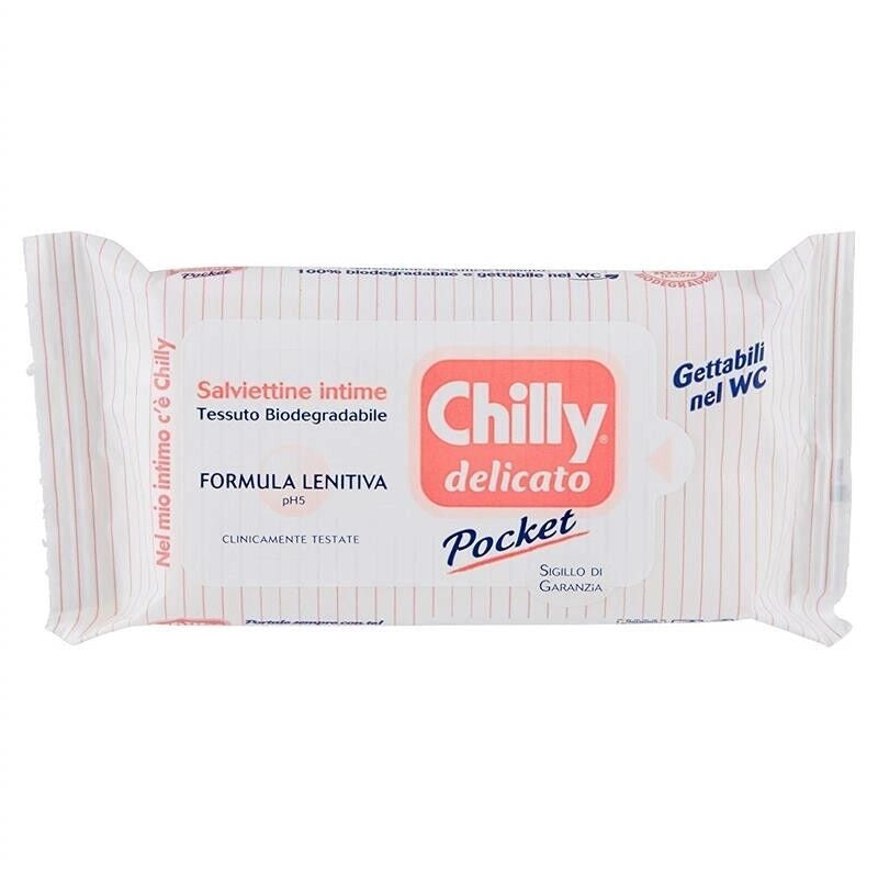 SET 6 CONFEZIONI CHILLY SALVIETTE INTIME 12 PZ DELICATE
