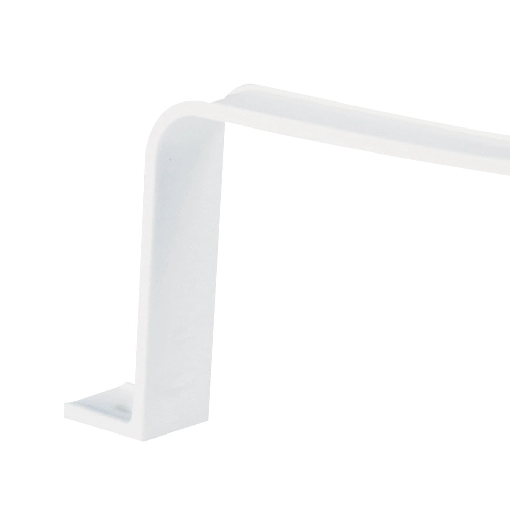 Collare rettangolare 55x220mm bianco per cappe