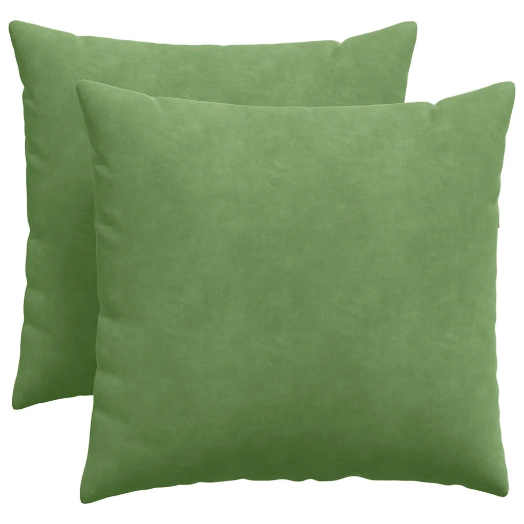 Cuscini da Divano 2 pcs Verde chiaro 50 x 50 cm 42013974