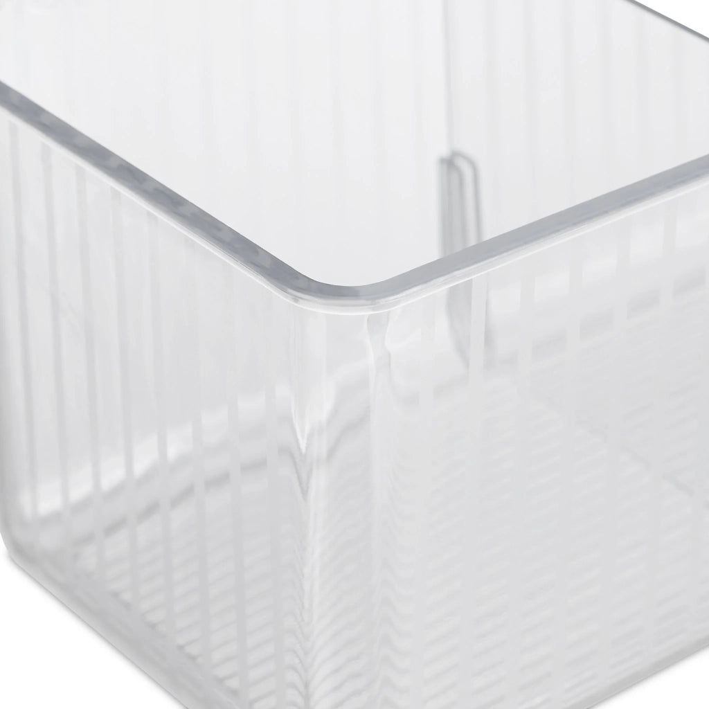 Set di 2 organizer sospesi a 3 comparti custodia flessibile bagno cucina in plastica bianca 13_0014553