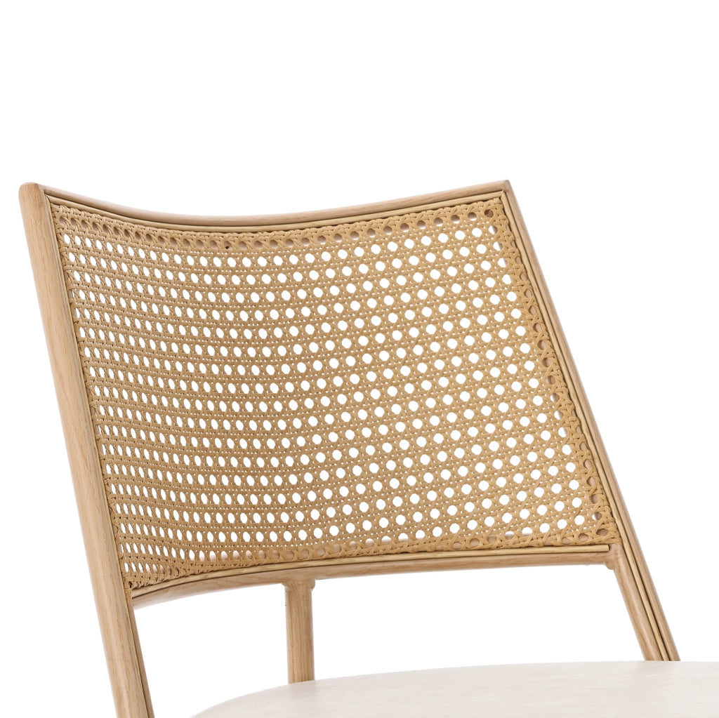 SEDIA DA PRANZO Set da 2 pezzi 60x59x49 cm Beige con schienale in rattan