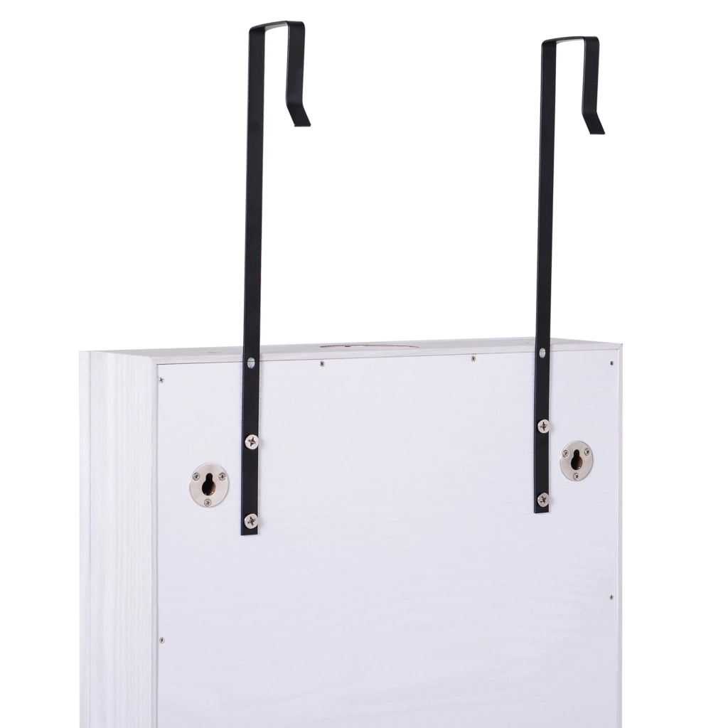 Specchio armadio scorrevole con ripiani e cassetti ¨C zephmum ¨C 37x120x10cm