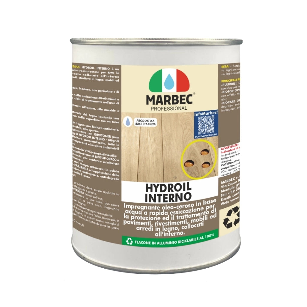 Impregnante per legno HYDROIL INTERNO   1KG