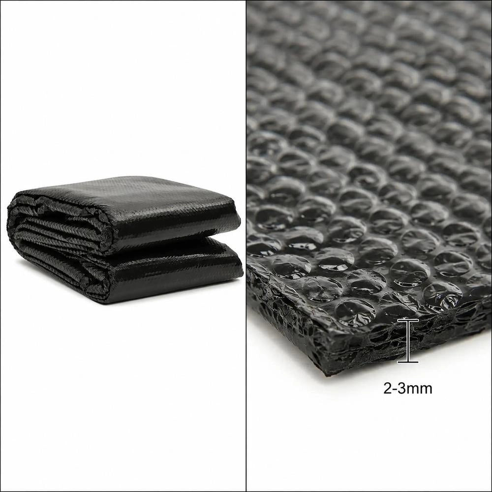 Floating Pool Solar Cover, Rectangular, For 10 X 5m Pools, Black