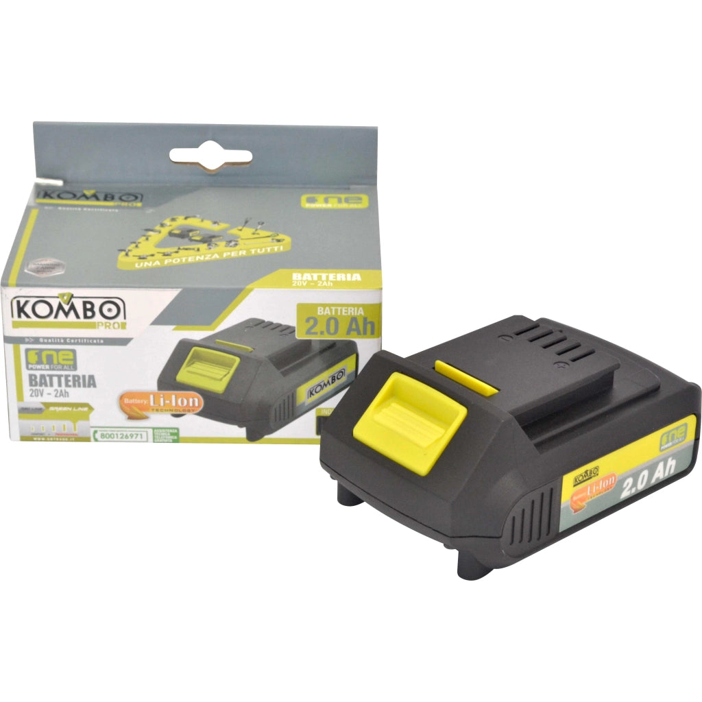 Batteria LI-ION 20V 2.0Ah KOMBO PRO
