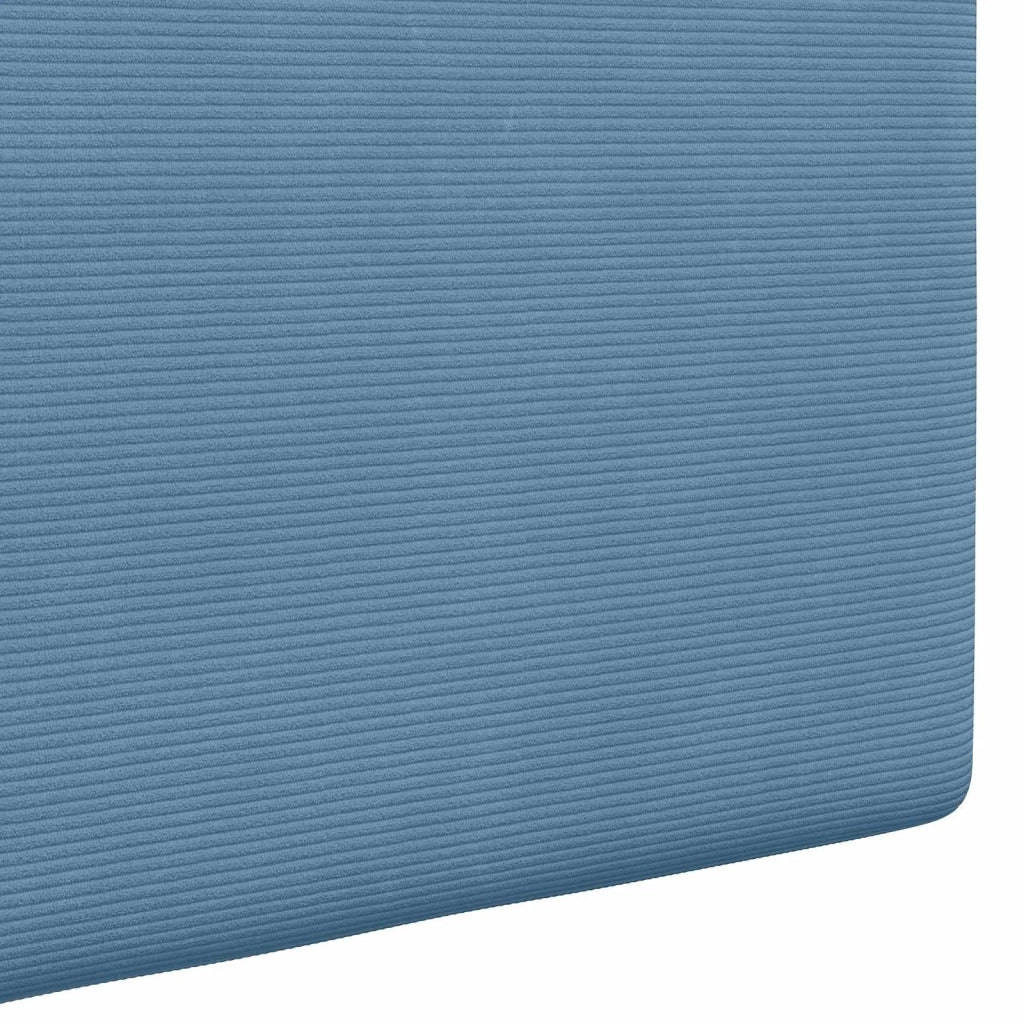 Testiera | Testata sospesa Con luce LED Blu Tessuto in Cords