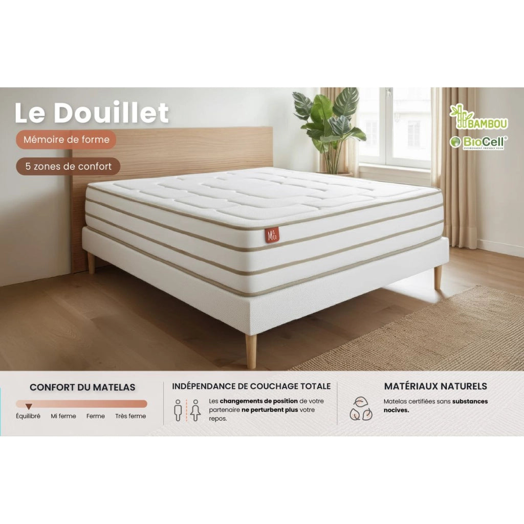 Set materasso e base 200x200 cm - Le Douillet