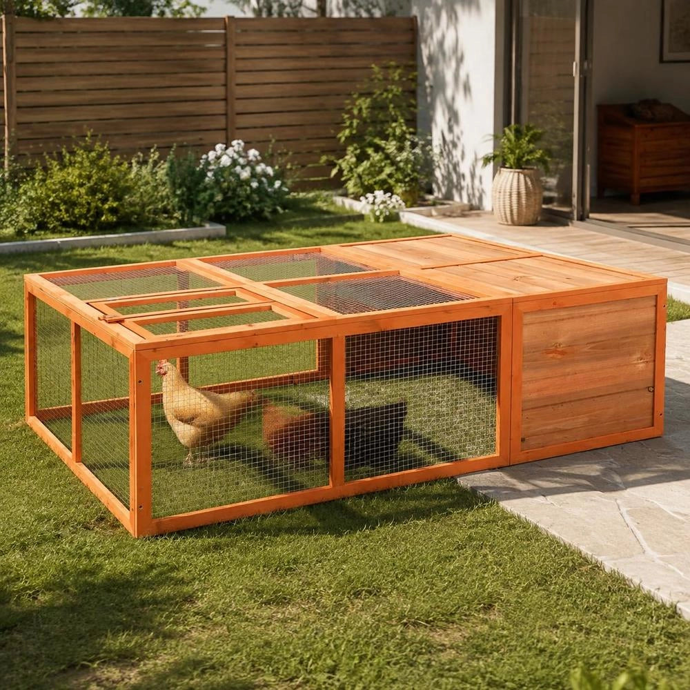 Garden Animal Cage 150x100x50 Cm Solid Fir Wood