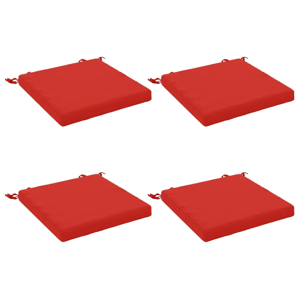 Cuscini per Seduta SOEST 4 pz 100% Poliestere Rosso 944465