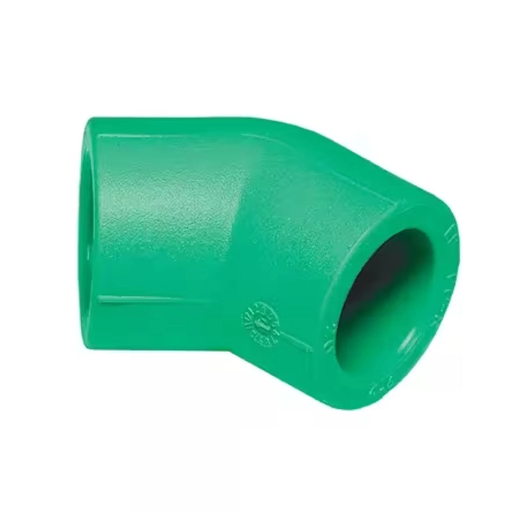 RACCORDO CURVO 45Â° IN PPR FEMMINA FEMMINA SERIE TIGRIS GREEN - EE 75  - WAV