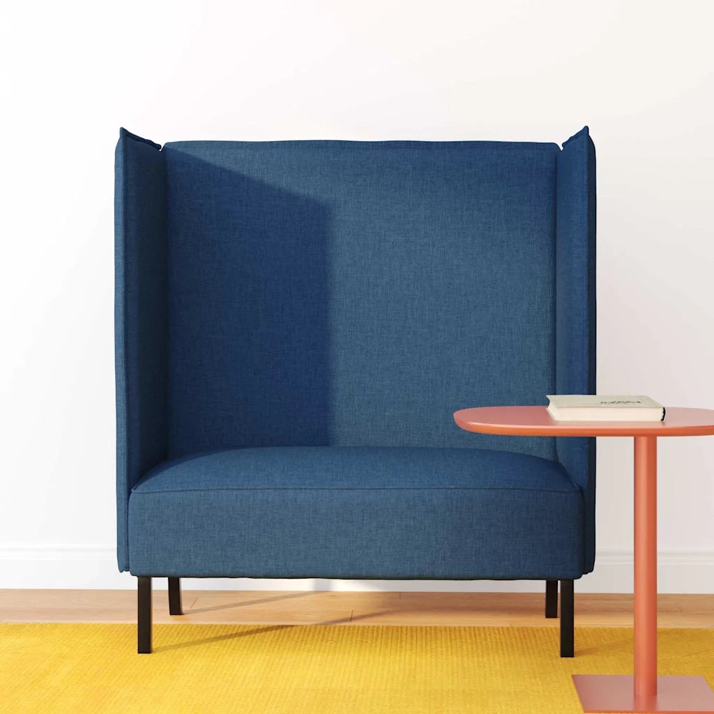 Divano | Divano da soggiorno | Sofa alto 101cm Blu Tessuto