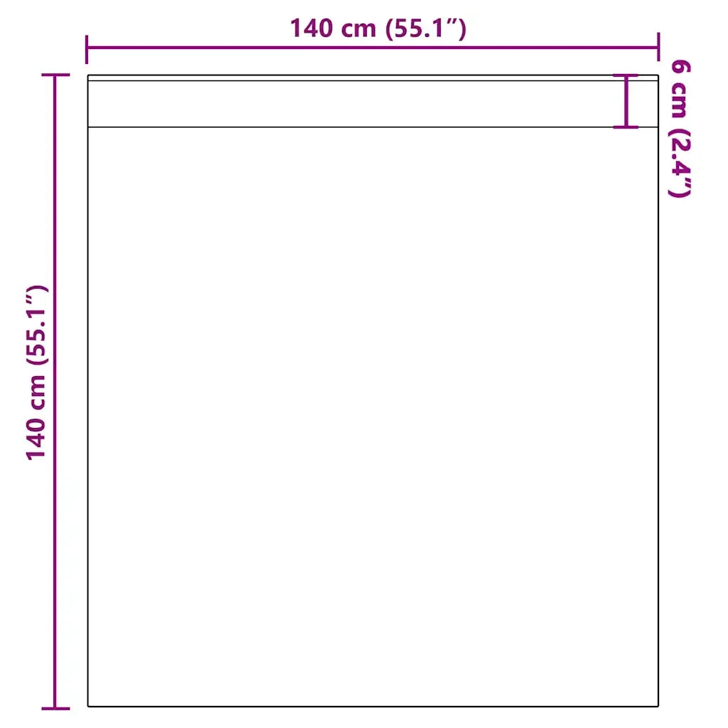 Tende in Voile con Tasche per Aste 2 pz Grigio Chiaro 4102206
