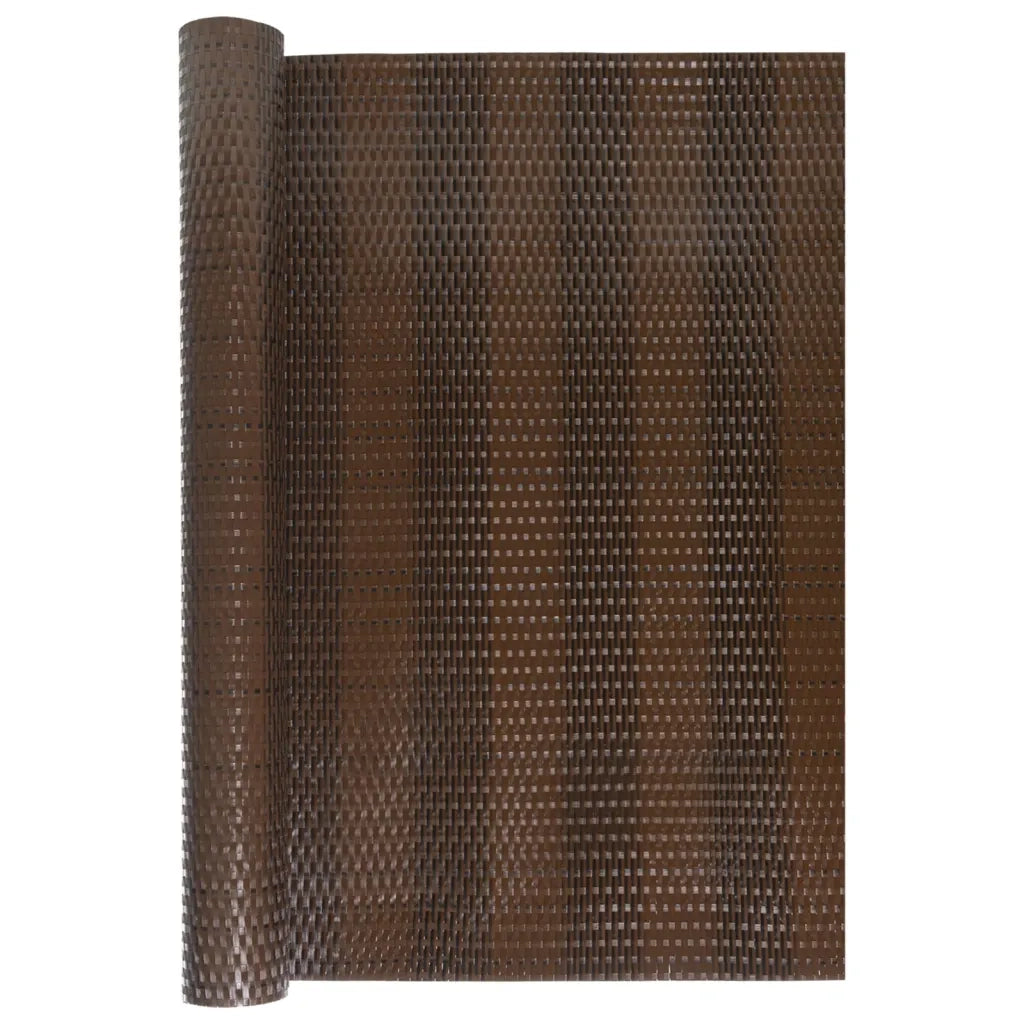 Schermo da balcone | Paravento da Balcone Marrone e Nero 600x80 cm in Polyrattan