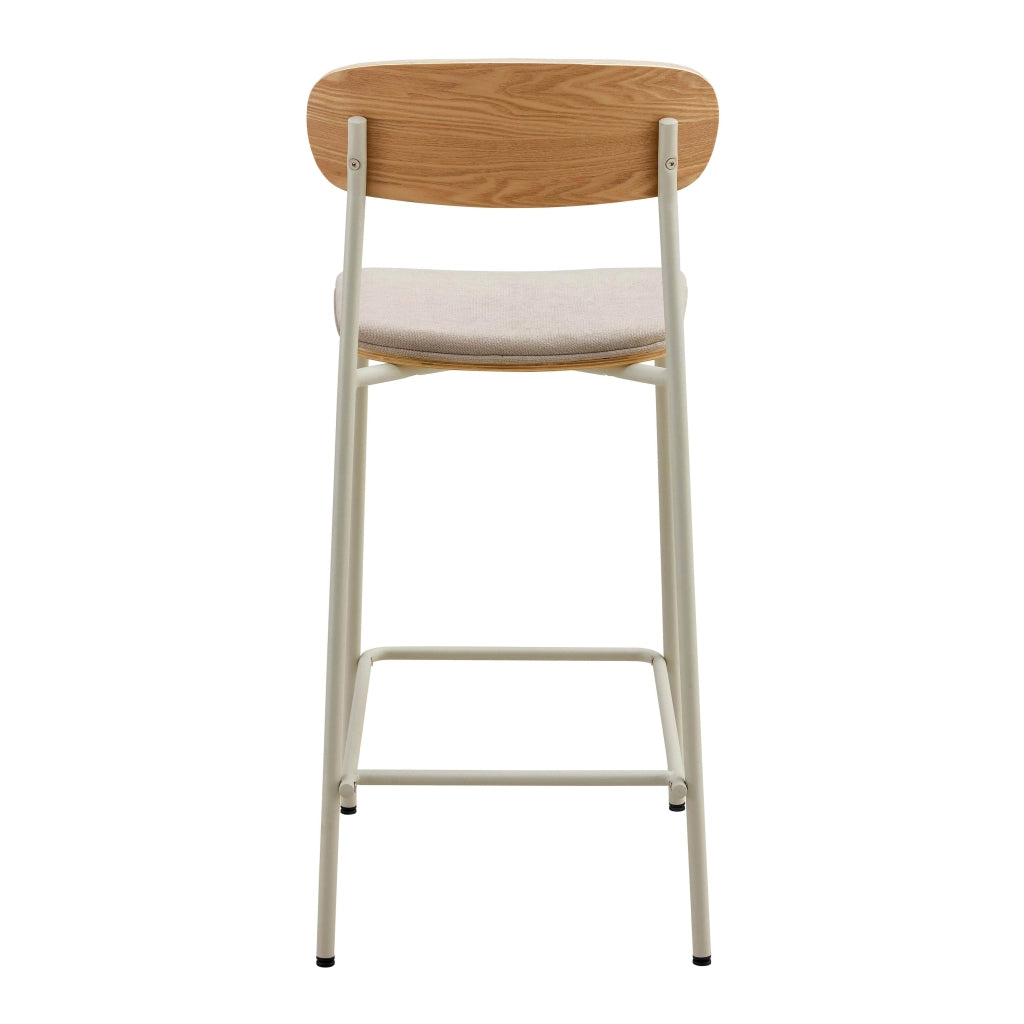 Oviala - Set di 2 seggioloni in legno beige