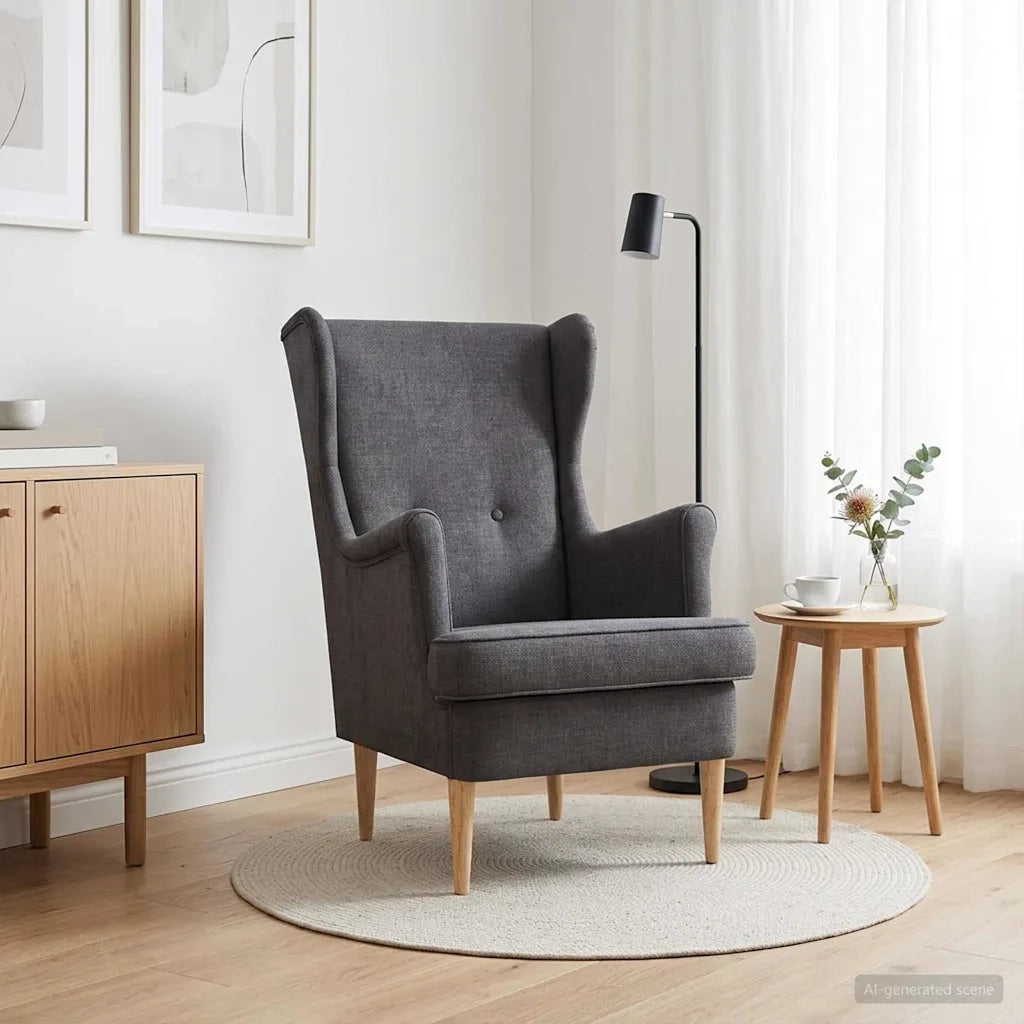 Poltrona Grigio Scuro ARES 42029878