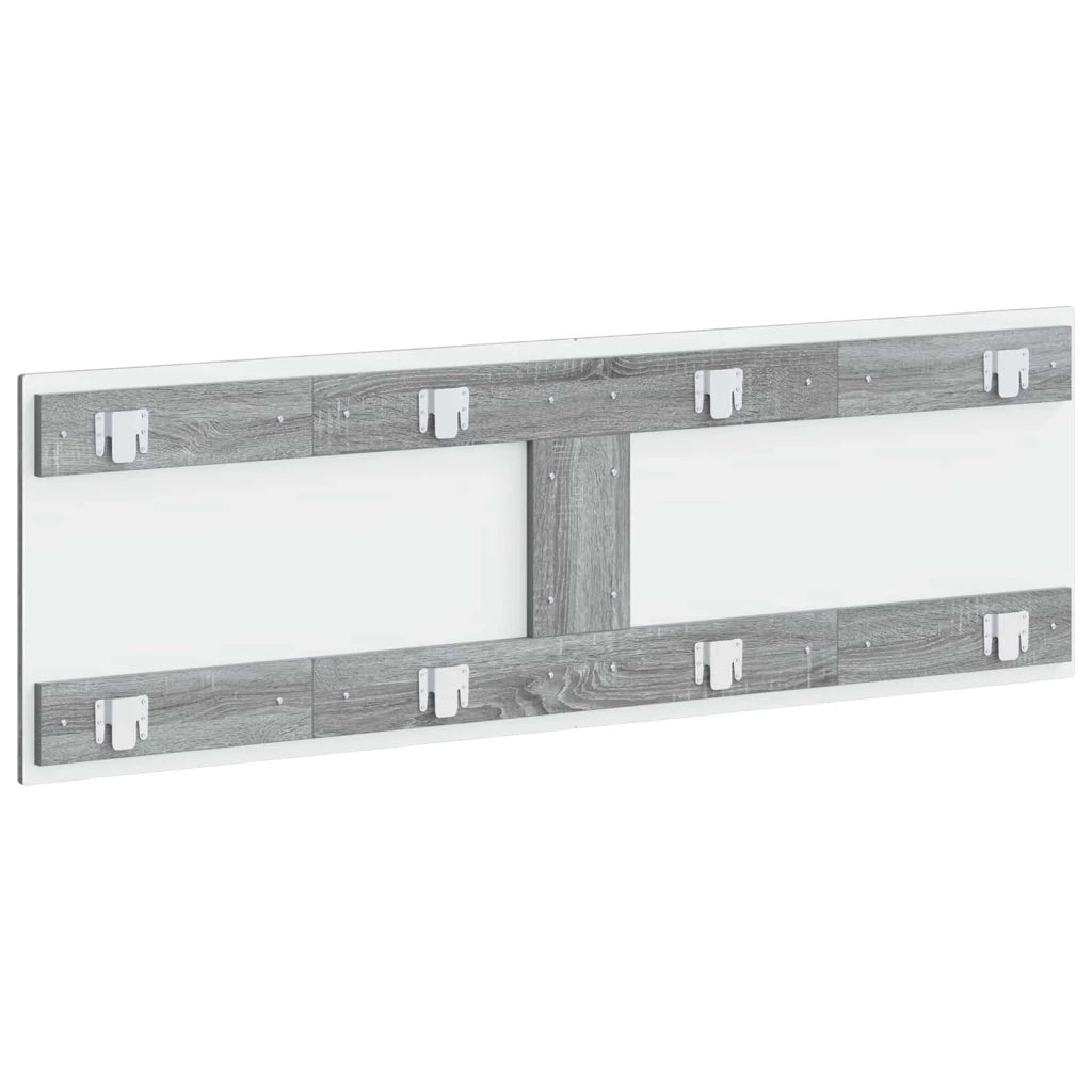 Testiera da Muro EDE Sonoma grigio Legno ingegnerizzato 896071