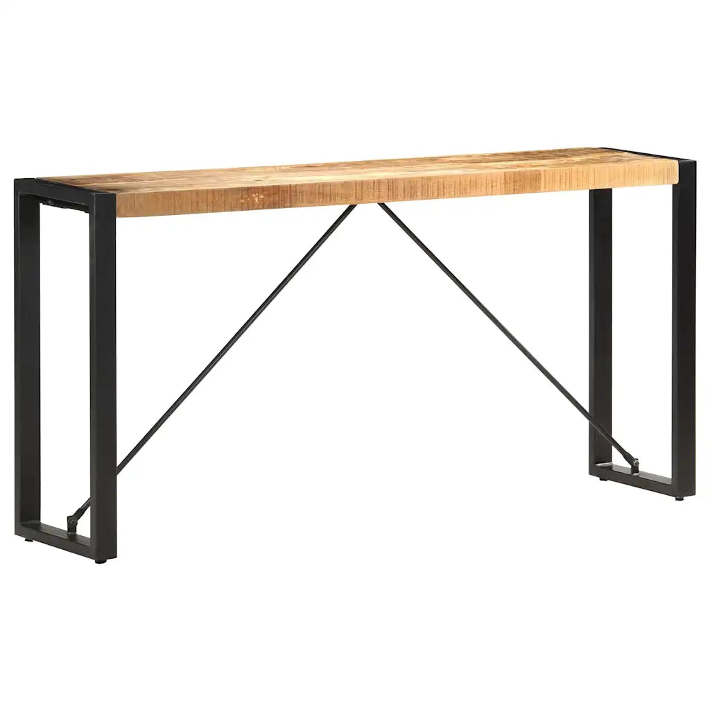 Table console 150x35x76 cm Bois de manguier massif