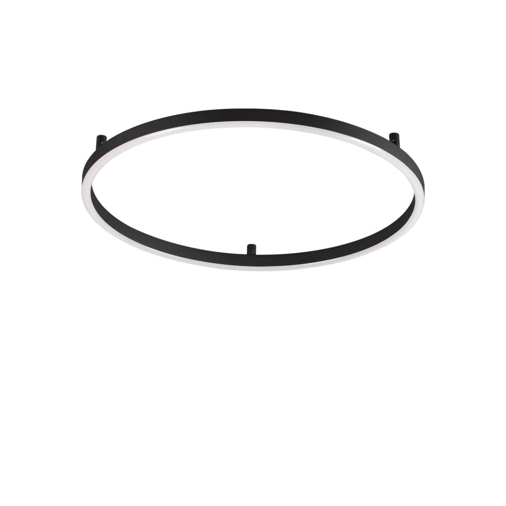 Lampada a Soffitto Collezione ORACLE LED 37W Luce Calda Nero Ideal Lux