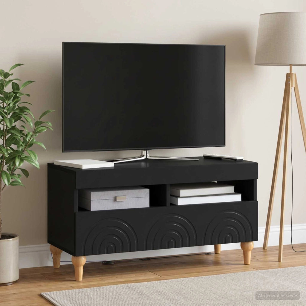 Mobile TV LED ALKMAAR 81 x 35 x 43 cm Nero Legno ingegnerizzato 896336