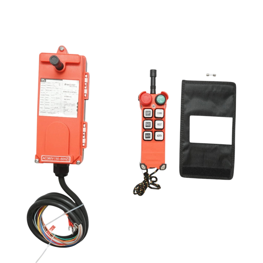 Telecomando wireless industriale AC 380V con 6 comandi IP65 Breckner Germany