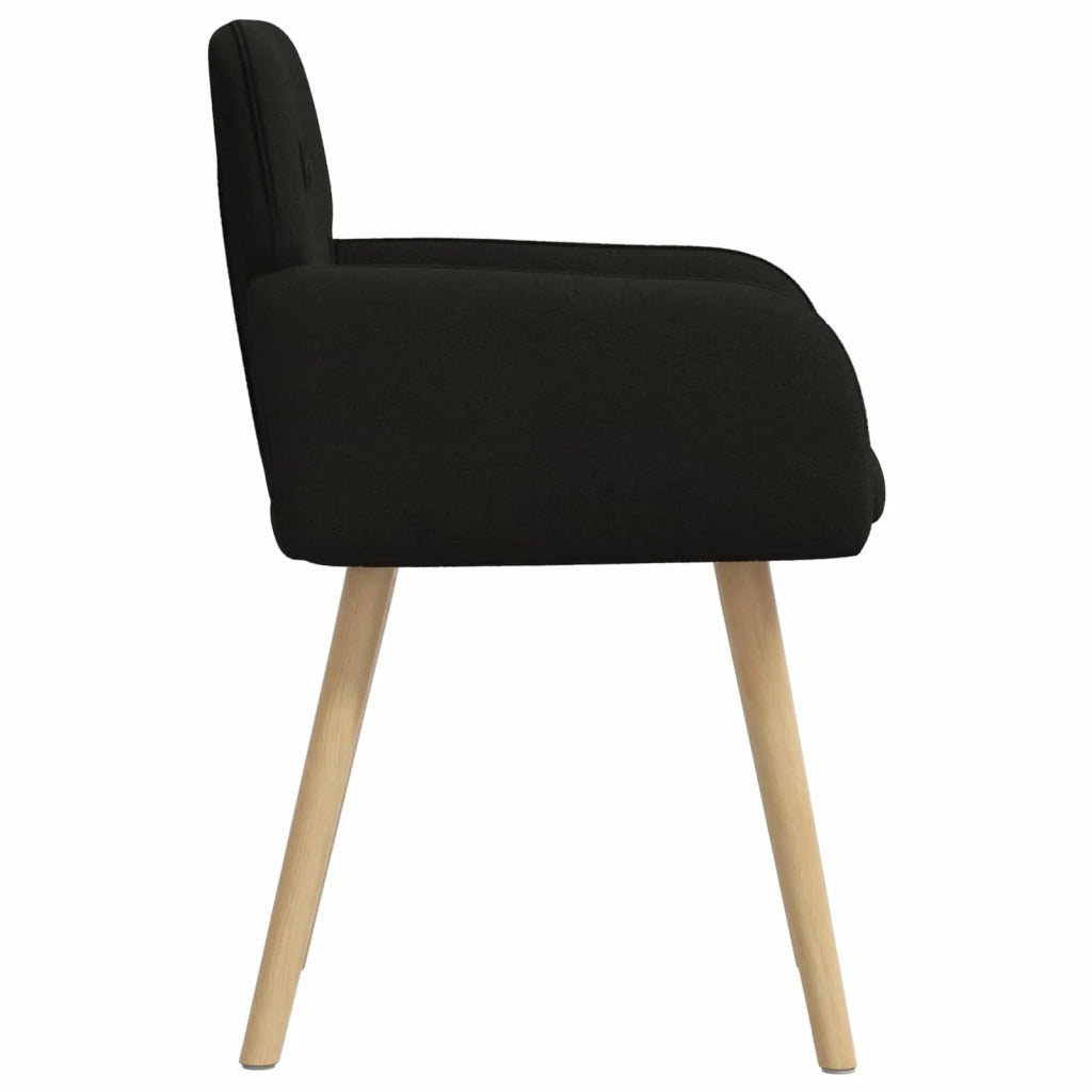 Sedie da pranzo 4 pz Bouclé Nero 59 x 56,5 x 85 cm 3428275