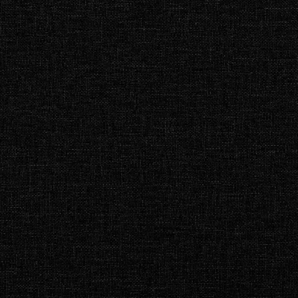 Poltrona | Sedia Lounge Nera 52x75x76 cm in Tessuto