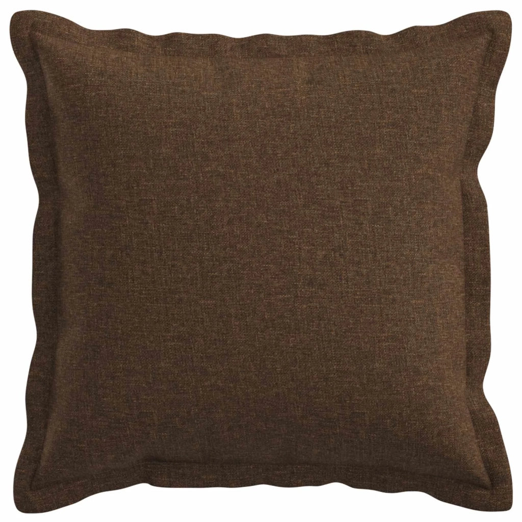 Federa 2 pcs HOUTEN Marrone 40 x 40 cm Lino 916675