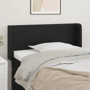 Testiera ad Orecchio-Testata con Orecchie Nera 93x16x78/88 cm in Similpelle 982284