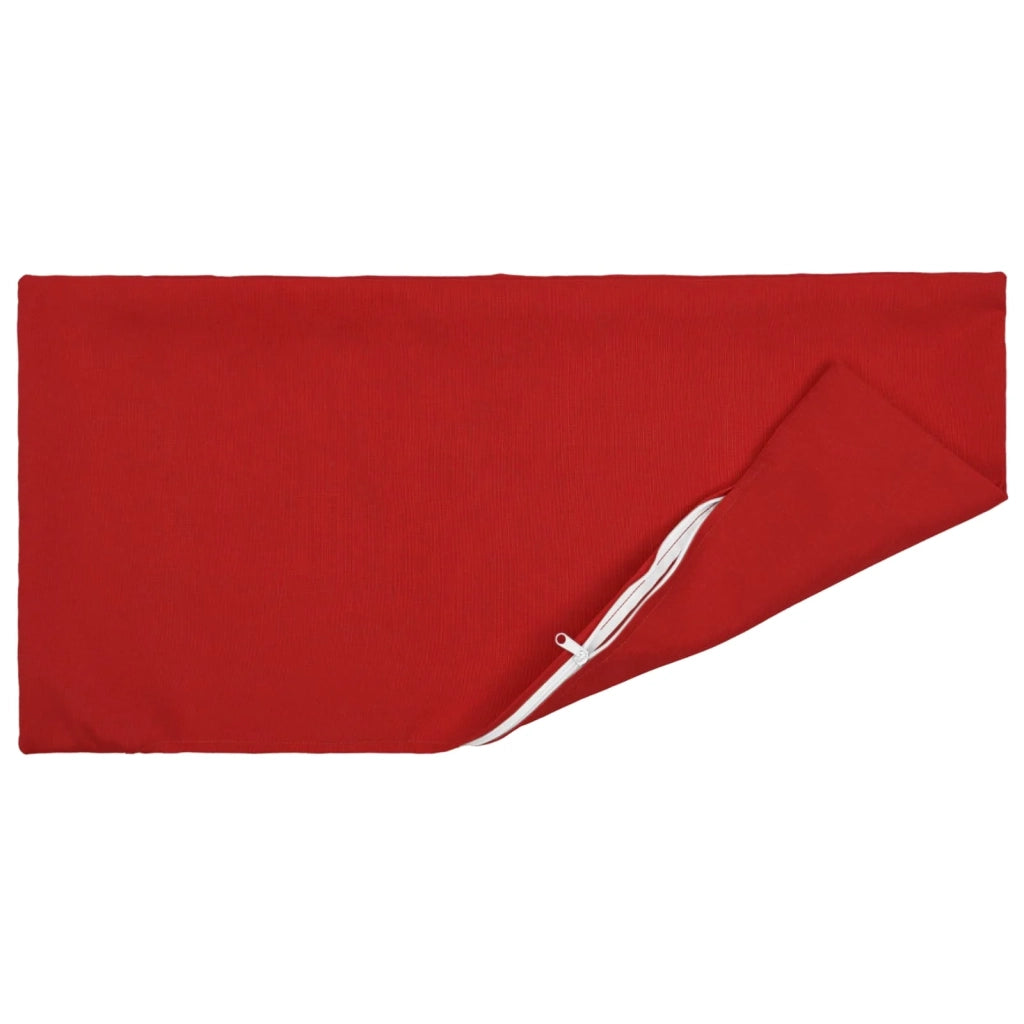 Cuscino con cuscino HEERLEN 2 pz Rosso Tessuto 925285