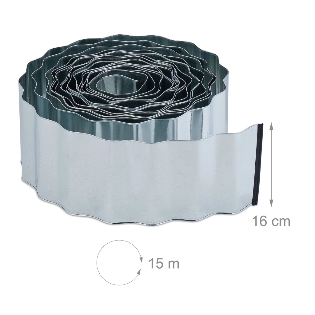 Bordo da giardino flessibile 15 m per delimitare aiuole e vialetti design contemporaneo in plastica verde 13_0012645